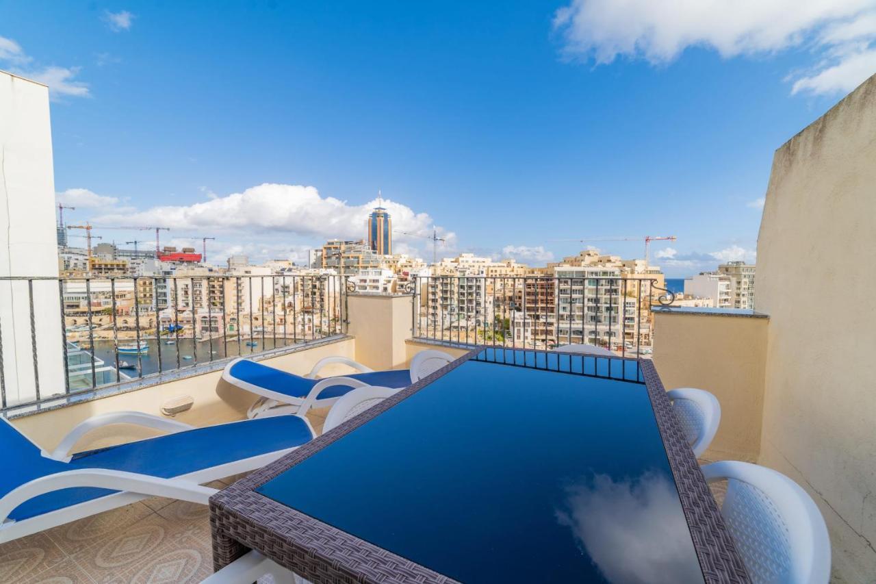 Amazing Views Of Spinola Bay In Heart Of Stjulians-Hosted By Sweetstay Saint Julian's Exterior photo